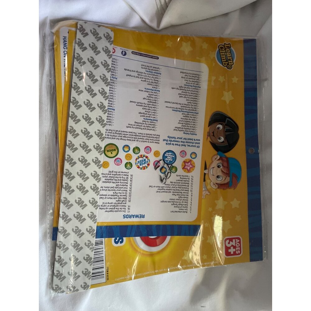 Magnetic Chore Chart With 2000+ Stickers Motivational Tasks Weekly Tear-Off Shee